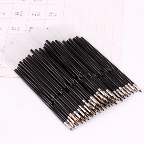20pcs 0.7mm Blue Ink Retractable Pen Refills Ballpoint Pen Refill School Supply