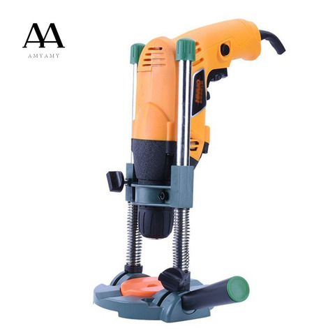 AMYAMY Precision Drill Guide Pipe Drill Holder Stand Drilling Guide with Adjustable Angle and Removeable Handle DIY tool ► Photo 1/6