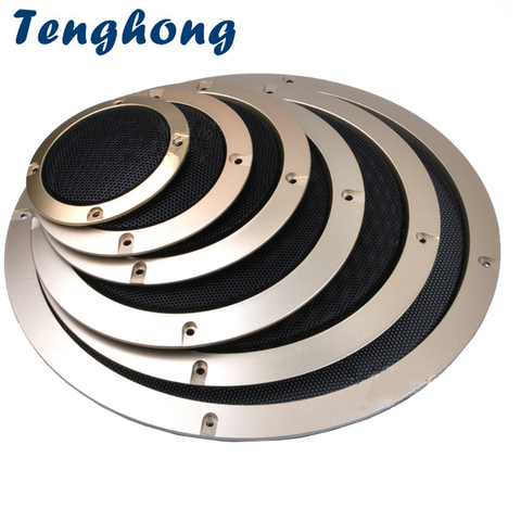 Tenghong 2pcs Audio Speaker Cover 2/3/4/5/6.5 Inch Circle Decorative Mesh Grille Net Covers For Car Loudspeakers Protective DIY ► Photo 1/5