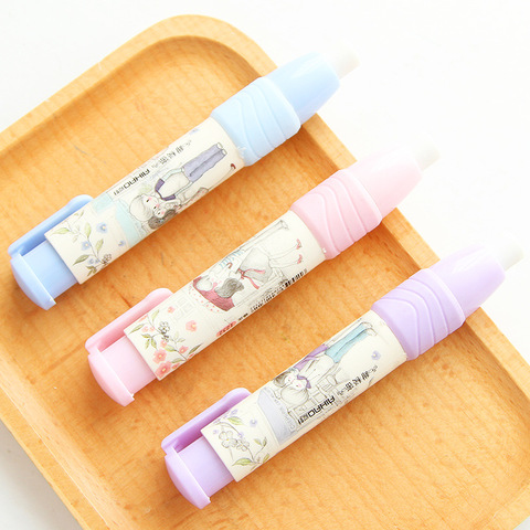 1 Pc Stationery Students Pen Shape Eraser Rubber Novelty Gift Eraser Estuches Escolar School ► Photo 1/4