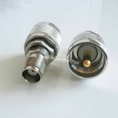 1Pcs TNC-UHF adapter TNC Female Jack to UHF PL-259 Male Plug straight Brass ► Photo 1/6