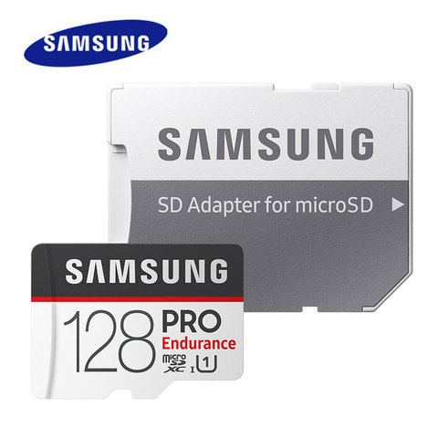 Samsung PRO Endurance microSD Card 128GB 64GB SDXC 32GB SDHC U1 Class10 TF Card For Video Surveillan Car DVR Smartphone ► Photo 1/6
