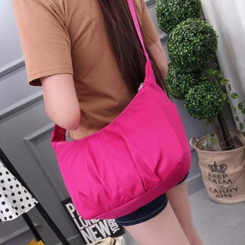 Casual Women's Nylon Waterproof Sling Shoulder Bag Large Capacity Crossbody Bag ► Photo 1/6
