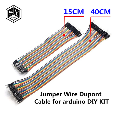 Great IT Dupont Line 15CM 40CM Male to Male Female to Male Female to Female Jumper Wire Dupont Cable for arduino DIY KIT ► Photo 1/6