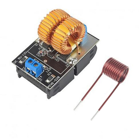 Hot Sale 5-12V 120W Mini ZVS Induction Heating Board Flyback Driver Heater DIY Cooker+ Ignition Coil ► Photo 1/4