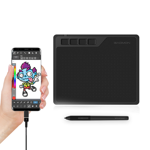 GAOMON S620 6.5 x 4 Inches Digital Board Support Android Phone Windows Mac OS System Graphic Tablet for Drawing &Playing OSU ► Photo 1/6