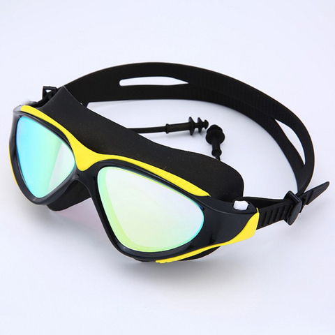2022 Professional swimming goggles Adult Waterproof UV Protection Anti fog adjustable Diving Glasses swim glasses ► Photo 1/6