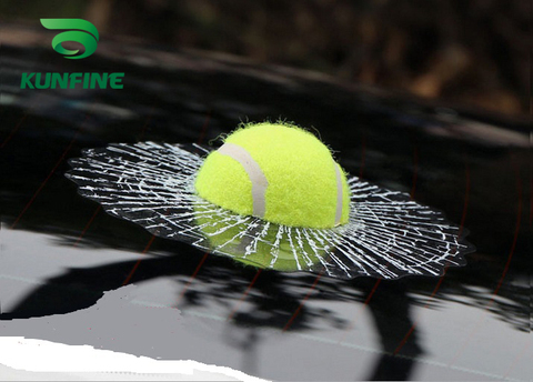 3D Tennis Ball Car Styling Stickers Hit Windows Funny Auto Windshield Decoration Self Adhesive Decal Accessories ► Photo 1/6