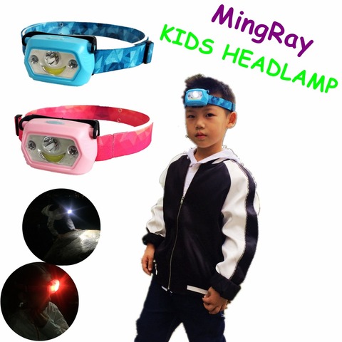 MingRay Child Novelty Headlight USB Rechargeable LED Head Lamp for Kid Camping Student Creativ Festival Gift  boy and girl ► Photo 1/6