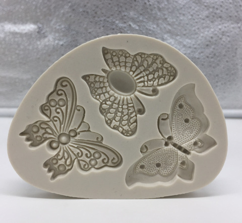 Butterfly Shaped Fondant Cake Mold Silicone Mold Soap Mould Bakeware Baking Cooking Tools Sugar Cookie Jelly Pudding Decor H058 ► Photo 1/1