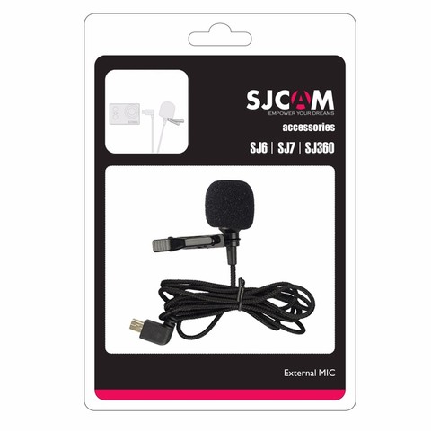 2022 Original SJCAM Accessories External Microphone with Clip Type for SJCAM SJ6 Legend/SJ7 Star/SJ360 4K Sports Action Camera ► Photo 1/5