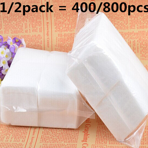 400/800Pcs/Bag Nail Art Removal Wipes Lint Paper Pad Gel Polish Cleaner Manicure Nail Remover Cotton Wipes Manicure Cotton ► Photo 1/6