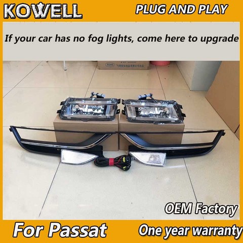 KOWELL Car Styling for New VW US VERSION Passat B7 fog light 2012 2013 2014 2015 American version Passat update fog light ► Photo 1/1