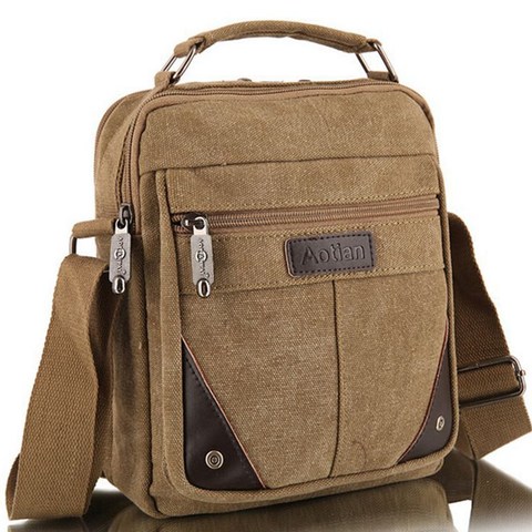 2022 men's travel bags cool Canvas bag fashion men messenger bags high quality brand bolsa feminina shoulder bags M7-951 ► Photo 1/6