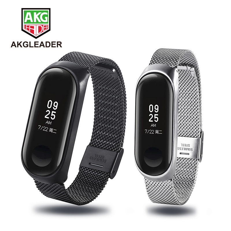 Buy Online Mi Band 5 Wrist Strap Metal Screwless Stainless Steel For Xiaomi Mi Band 4 Bracelet Miband 3 Wristbands Pulseira Miband5 Correa Alitools