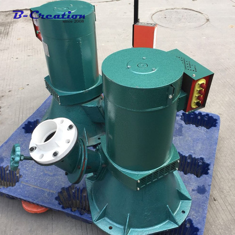 10000w 230V 380v 400V water Hydroelectric generator Single three-phase Low Speed Start NdFeB permanent magnet generator for SALE ► Photo 1/1
