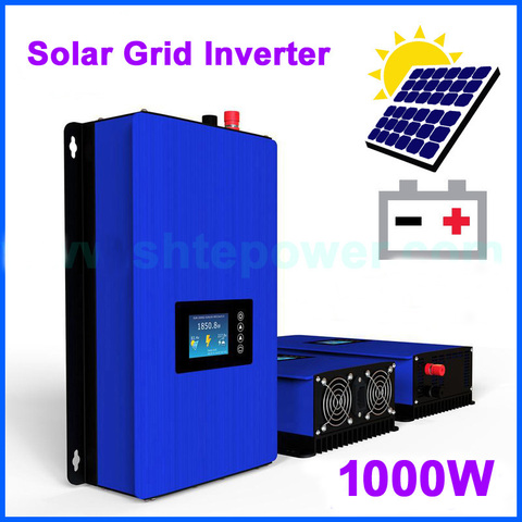 1000W on Grid Tie Inverter Solar Panels Battery Home Power PV System Sun-1000G2 DC 22-65V 45-90V AC 90V-130V 190V-260V ► Photo 1/6
