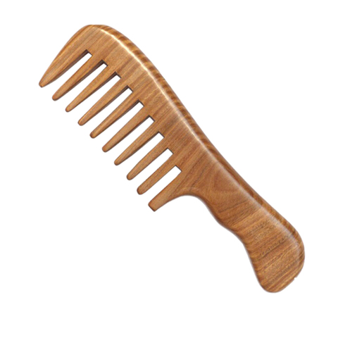 2017 Fashion Handmade Wooden Sandalwood Hair Combs Head Massager Wide Tooth Comb for Hair Styling Tools 1PCS ► Photo 1/6