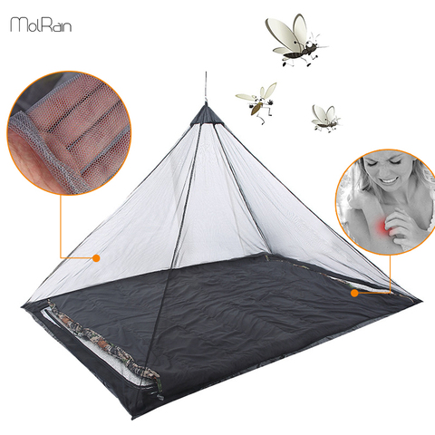 Outdoor Camping Mosquito Net Keep Insect Away Backpacking Tent for Single Camping Bed Anti Mosquito Net Bed Tent Mesh Decor ► Photo 1/6