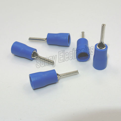 50pcs 16-14AWG Insulated Pin Terminals Electrical Splice Crimp Connector Auto Wiring ► Photo 1/1