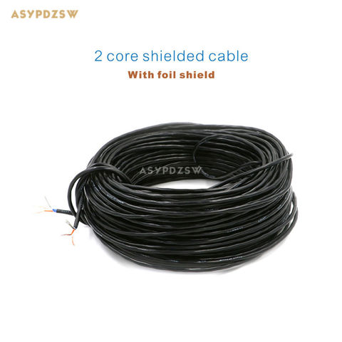 1M Original L-2B2AT Audio signal wire 2 core shielded cable For power amplifier ► Photo 1/5