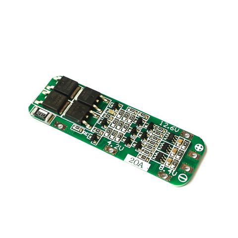 New Arrival 3S 20A Li-ion Lithium Battery 18650 Charger PCB BMS Protection Board 12.6V Cell 64x20x3.4mm Module ► Photo 1/3