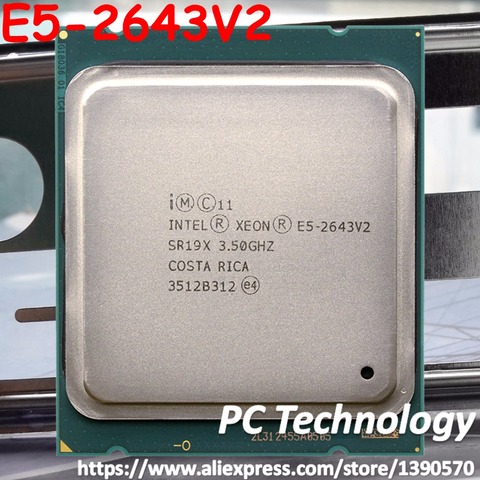 Original Intel Xeon processor E5-2643V2 OEM version not QS CPU 6-cores 3.50GHZ 25MB LGA2011 E5 2643V2 E5-2643 V2 free shipping ► Photo 1/1