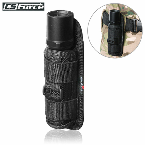 Outdoor Tactical Flashlight Pouch Holster 360 Degree Rotatable Clip Torch Cover for Belt Flashlight Holder Hunting Accessories ► Photo 1/6