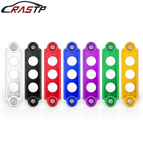 RASTTP-Battery Tie Down Hold Bracket Lock Anodized for Honda Civic/CRX 88-00 ACURA INTEGRA Car Accessory with Logo RS-BTD001 ► Photo 1/6