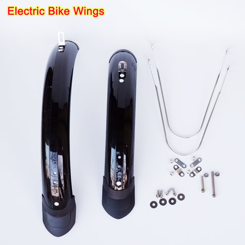 Electric Bike 14inch 20 inch Bicycle Fender Folding Bike wings Front Rear Mudguard Double Bracing Adjustable Size ► Photo 1/6