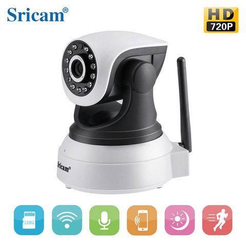 Sricam SP017 HD 2.0MP IP Camera 4X Zoom  Mini Wireless Smart Home CCTV Camera  Mobile Remote 360° View Indoor Wifi Baby Monitor ► Photo 1/6