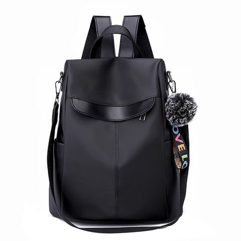 Women Oxford Backpack For Traveling Large Size Soft Leather Large Capacity Travel Backpack Pack Multi-function Rucksack9-LL ► Photo 1/6