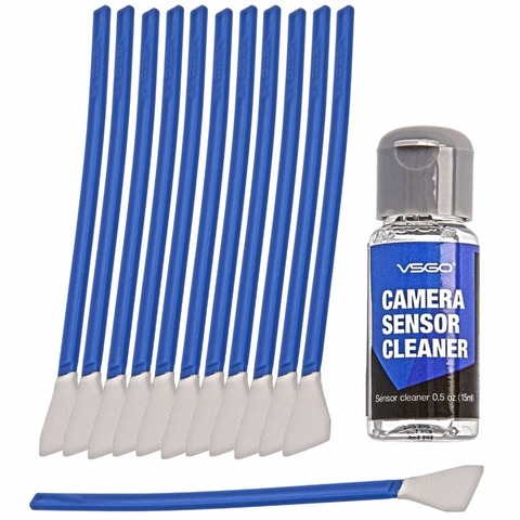 4/3 MFT Sensor Cleaning Kit 12 Swabs + Cleaning Fluid Solution for Micro Four Thirds Digital Cameras CCD/CMOS ► Photo 1/5