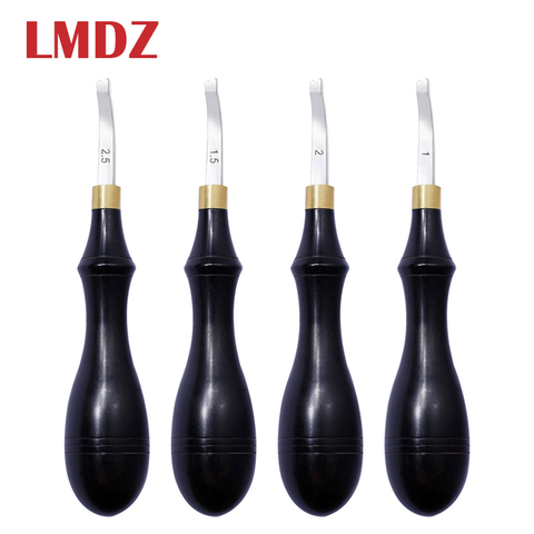 LMDZ 1Pcs Leather Craft Edge Creaser Stainless Steel Blade Shallow Groove Press Line Polished Finish Press Sideline Edge Tool ► Photo 1/6