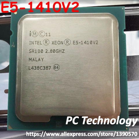 Original Intel Xeon E5 1410V2 2.80GHZ 4-Core E5 1410 V2 10MB SmartCache E5-1410V2 LGA1356 80W free shipping E5-1410 V2 ► Photo 1/1