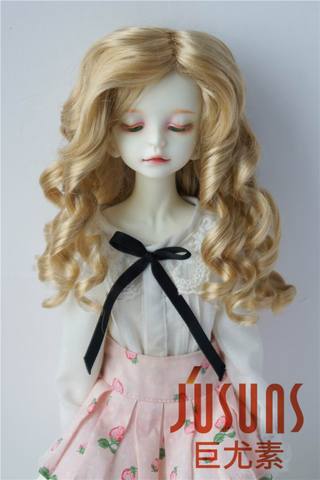 JD259 1/6 1/4 1/3 YOSD MSD SD Fashion BJD doll wigs size 6-7inc 7-8inch 8-9inch Lady roll BJD Synthetic mohair wig ► Photo 1/6