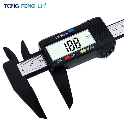 TONGFENGLH 150mm 6inch LCD Digital Electronic Carbon Fiber Vernier Caliper Gauge Micrometer ► Photo 1/6