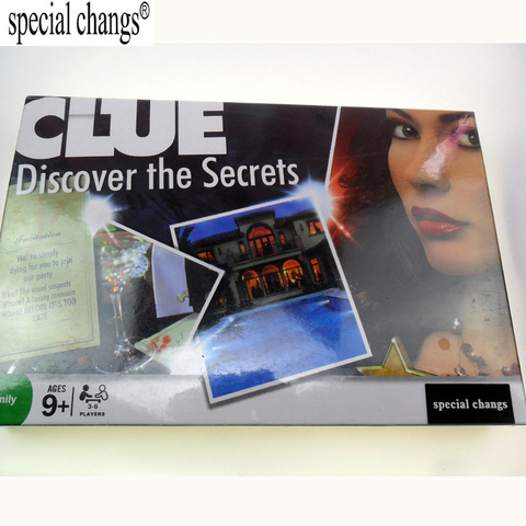 Cluedo Suspect Clue Discover the Secrets Board Desk Game Suspect table top Game UK English Version ► Photo 1/3