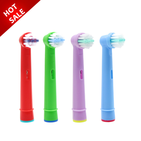 4pcs Replacement Kids Children Tooth Brush Heads For Oral-B Electric Toothbrush Fit Advance Power/Pro Health/Triumph/3D Excel ► Photo 1/4