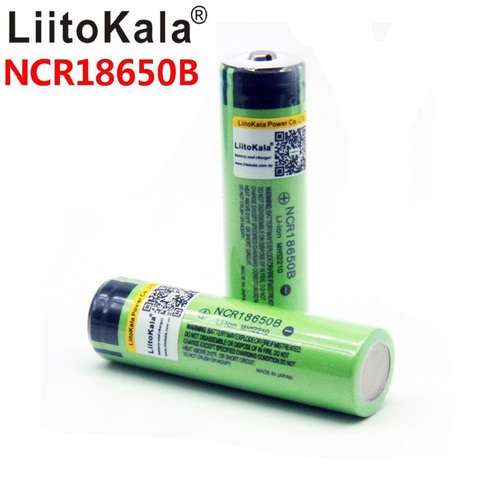 2022  LiitoKala 18650 3400mAh battery 3.7V Li-ion Rechargebale battery 18650 3400 Battery ► Photo 1/6