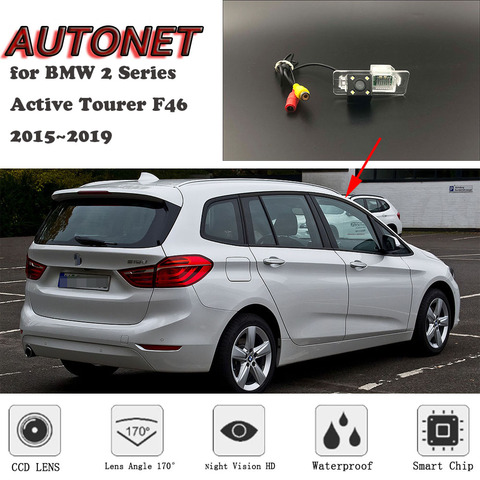 AUTONET HD Night Vision Backup Rear View camera For BMW 2 Series Active Tourer F46 2015~2022 CCD/license plate Camera or Bracket ► Photo 1/6