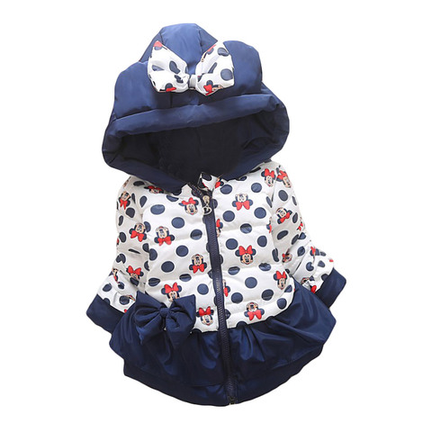 New Girls jackets fashion Minnie cartoon Clothing coat baby girl winter warm and casual Outerwear for 1-5 years old Kids jackets ► Photo 1/6