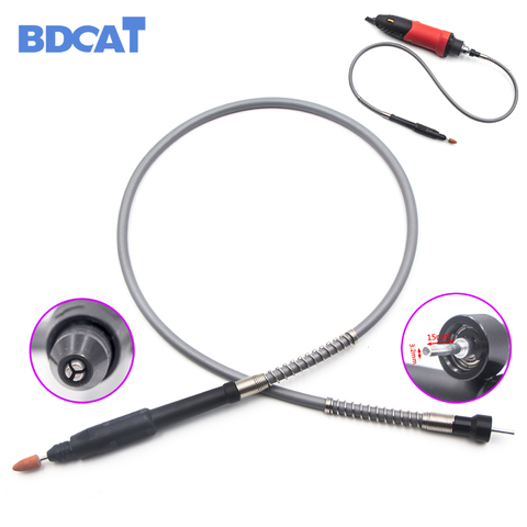 BDCAT Grinder Flexible Shaft Soft Flex Shaft with 0.3-3.2mm Drill Chuck Handle For 180W and 400W Dremel Electrical Tools ► Photo 1/6
