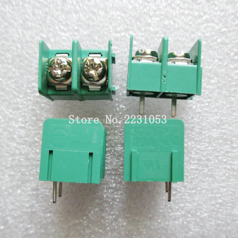 10PCS/LOT KF7.62-2P 7.62mm pitch connector pcb screw terminal block connector 2pin 300V 20A 22-12AWG ► Photo 1/1