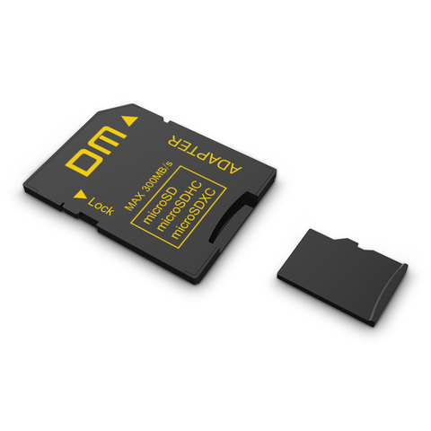 DM SD-t Adapter SD4.0 UHS-IIcomptabile with microSD microSDHC microSDXC transfer speed can up to 300MB/s micro sd Card reader ► Photo 1/5