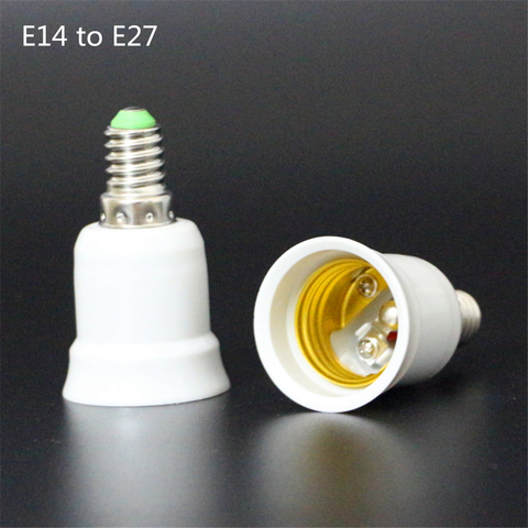 1Pcs Fireproof LED Lamp Adapter E14 to E27 Lamp Holder Converter Socket Light Bulb Lamp Base Holder Adapter Plug Led Light Use ► Photo 1/5