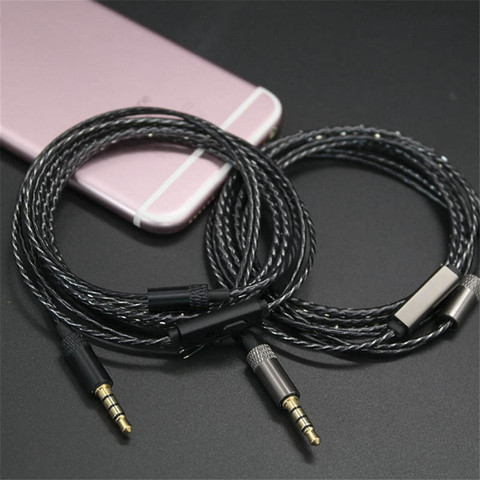Earphone Cable Headphone Audio Cables for iphone with 3.5mm Jack DIY with Microphone Repair Replacement Headphone Earphone Cable ► Photo 1/6