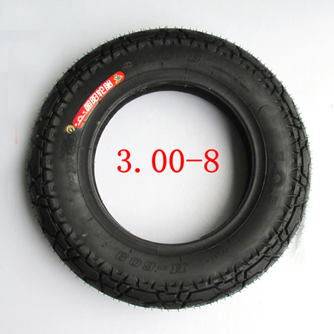 free shipping Tire 3.00-8 / 300-8 6PR + 3.00-8 inner tyre for Gas and Electric Scooters Warehouse Vehicles Mini Motorcycle ► Photo 1/6