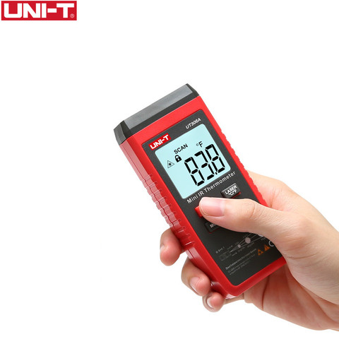 UNI-T UT306A Mini LCD Infrared Thermometer -35~300C -31~572F Red Laser Temperature Meter C/F Pyrometer Original ► Photo 1/6