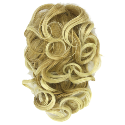 Soowee Claw Ponytail Curly Synthetic Hair Blonde Ombre Clip In Hair Extensions Little Pony Tail Hair on Clips Chignon Fairy Tail ► Photo 1/6